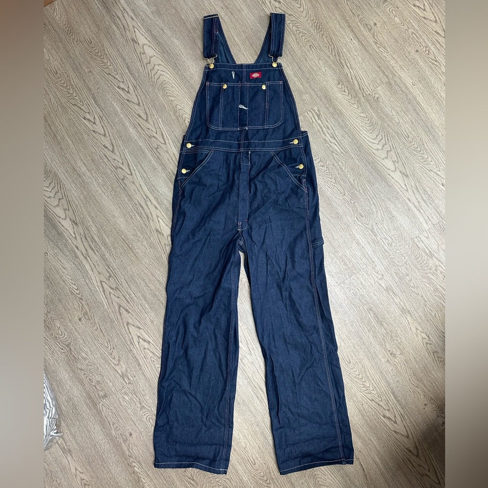 Dickies Overalls Dark Wash 100% Cotton